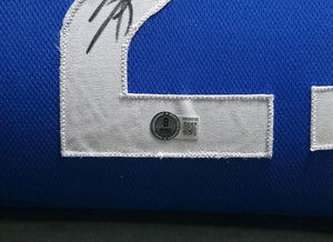 Mark McGwire & Sammy Sosa Dual Signed Framed Red White Blue Jersey | Beckett BAS Witness