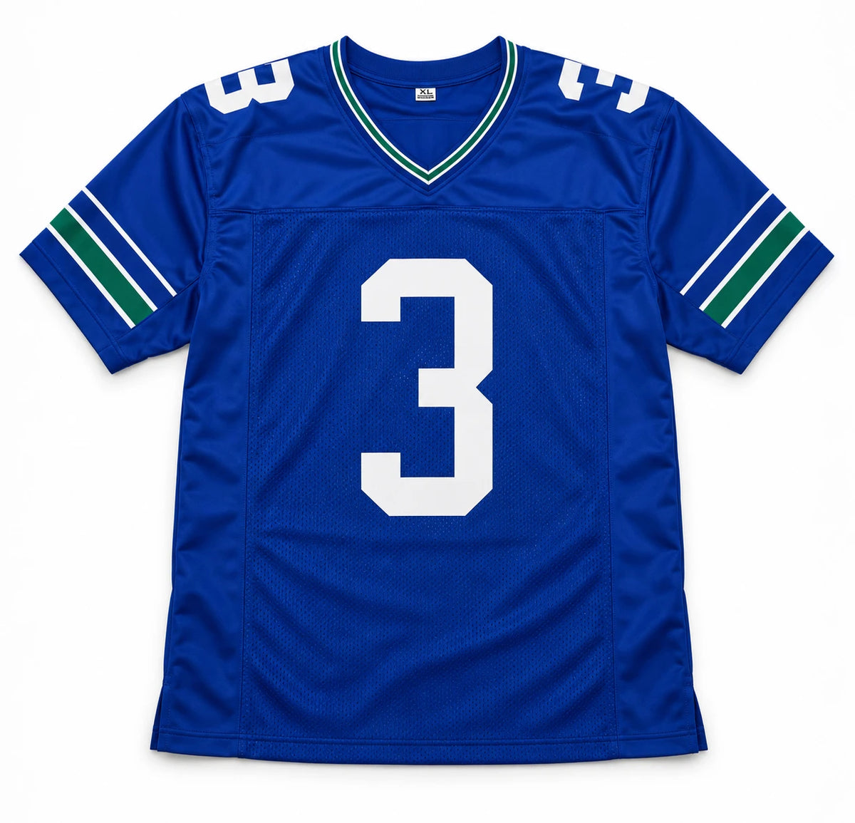Nick Emmanwori Autographed Seattle Seahawks Blue Throwback Jersey | Beckett Witnessed