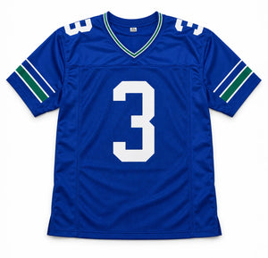 Nick Emmanwori Autographed Seattle Seahawks Blue Throwback Jersey | Beckett Witnessed