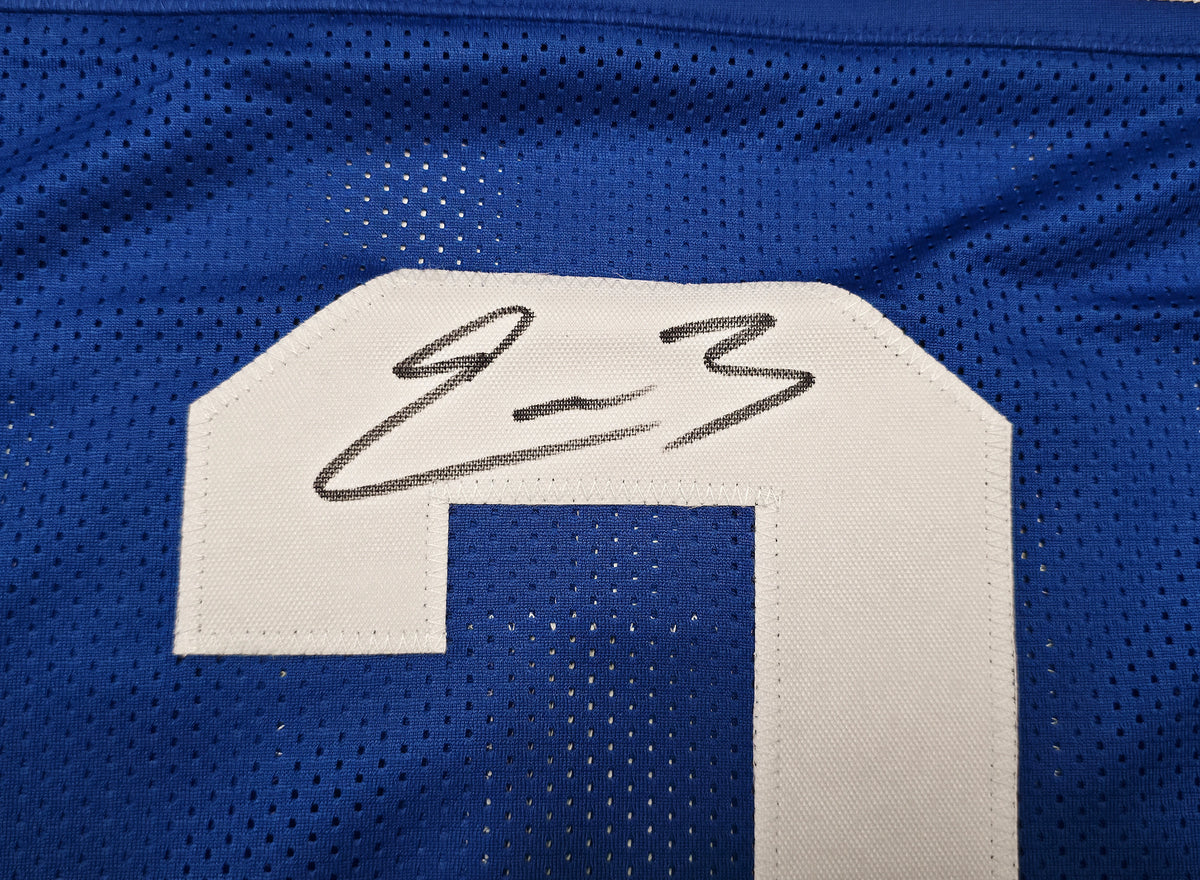 Nick Emmanwori Autographed Seattle Seahawks Blue Throwback Jersey | Beckett Witnessed