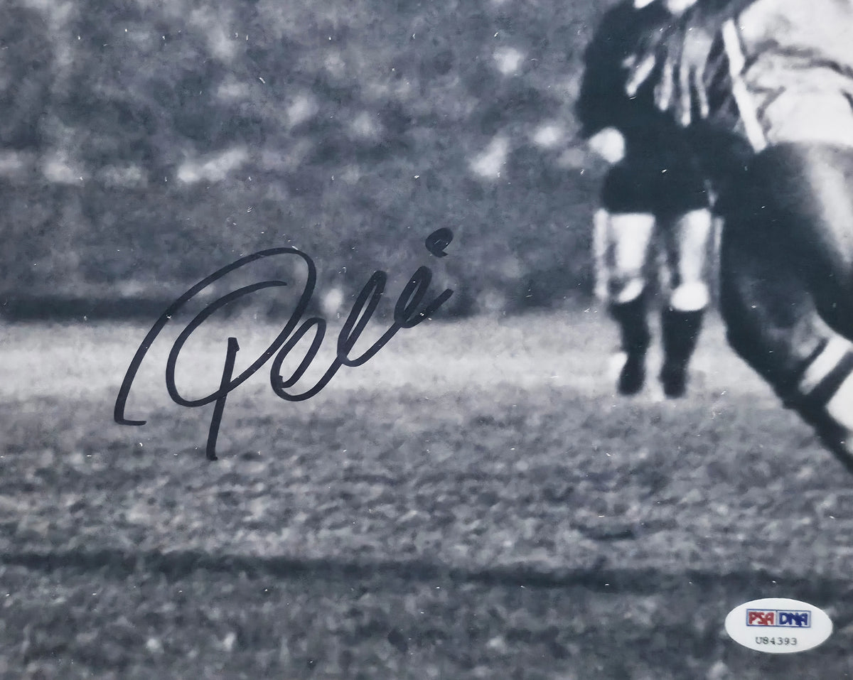 Pele Autographed Framed 16x20 Photo CBD Brazil | PSA/DNA Hologram #U84393