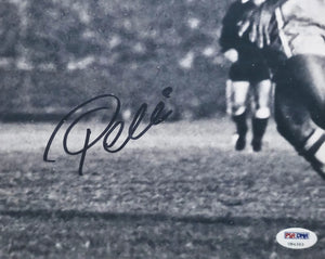 Pele Autographed Framed 16x20 Photo CBD Brazil | PSA/DNA Hologram #U84393