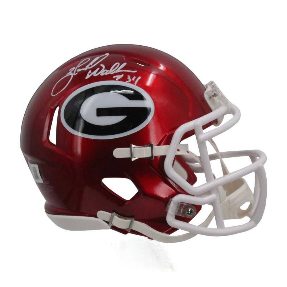 Herschel Walker Autographed Georgia Flash Mini Football Helmet - BAS