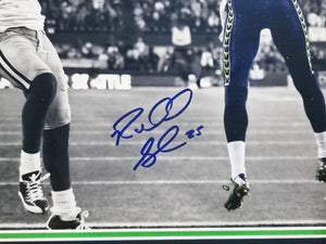 Richard Sherman Autographed Framed 16x20 Photo Seattle Seahawks The Tip | RS Holo #13097