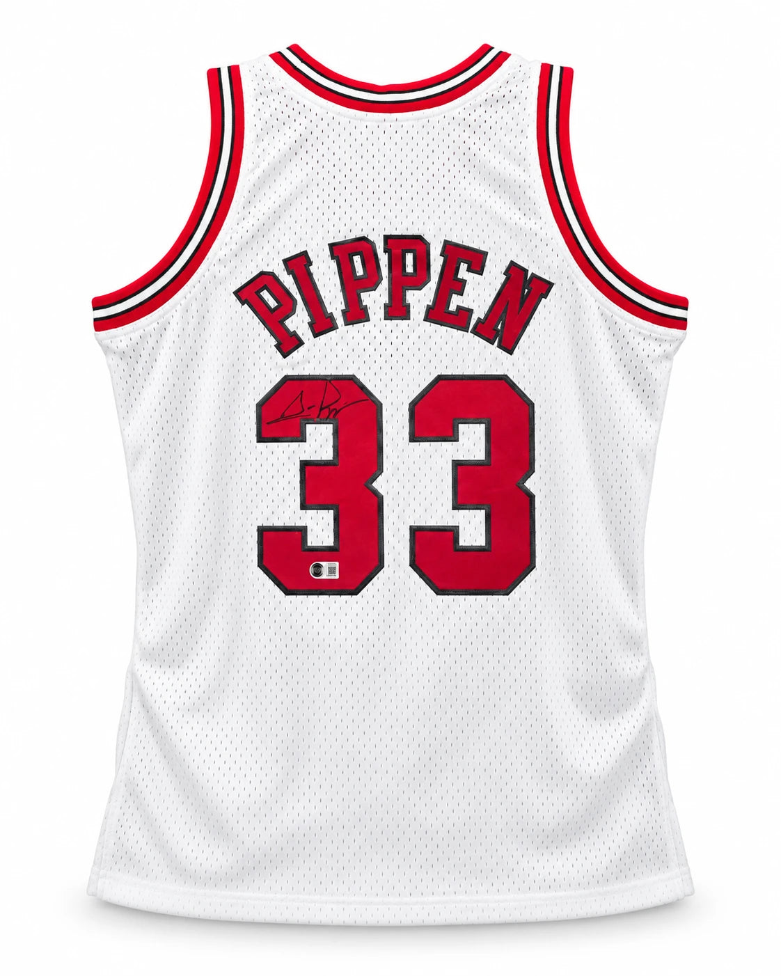 Scottie Pippen Autographed Chicago Bulls Mitchell & Ness 97-98 Jersey | Beckett Witnessed