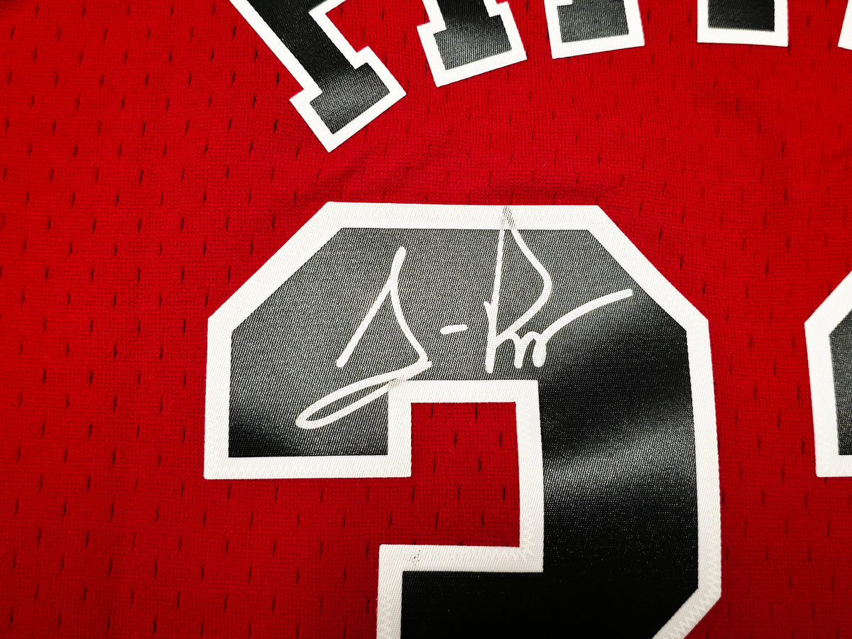 Scottie Pippen Autographed Chicago Bulls Mitchell & Ness 97-98 Red Jersey | Beckett Witnessed