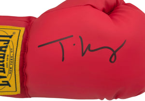 Tyson Fury Autographed Red Everlast Boxing Glove (Right Hand) | JSA Witness