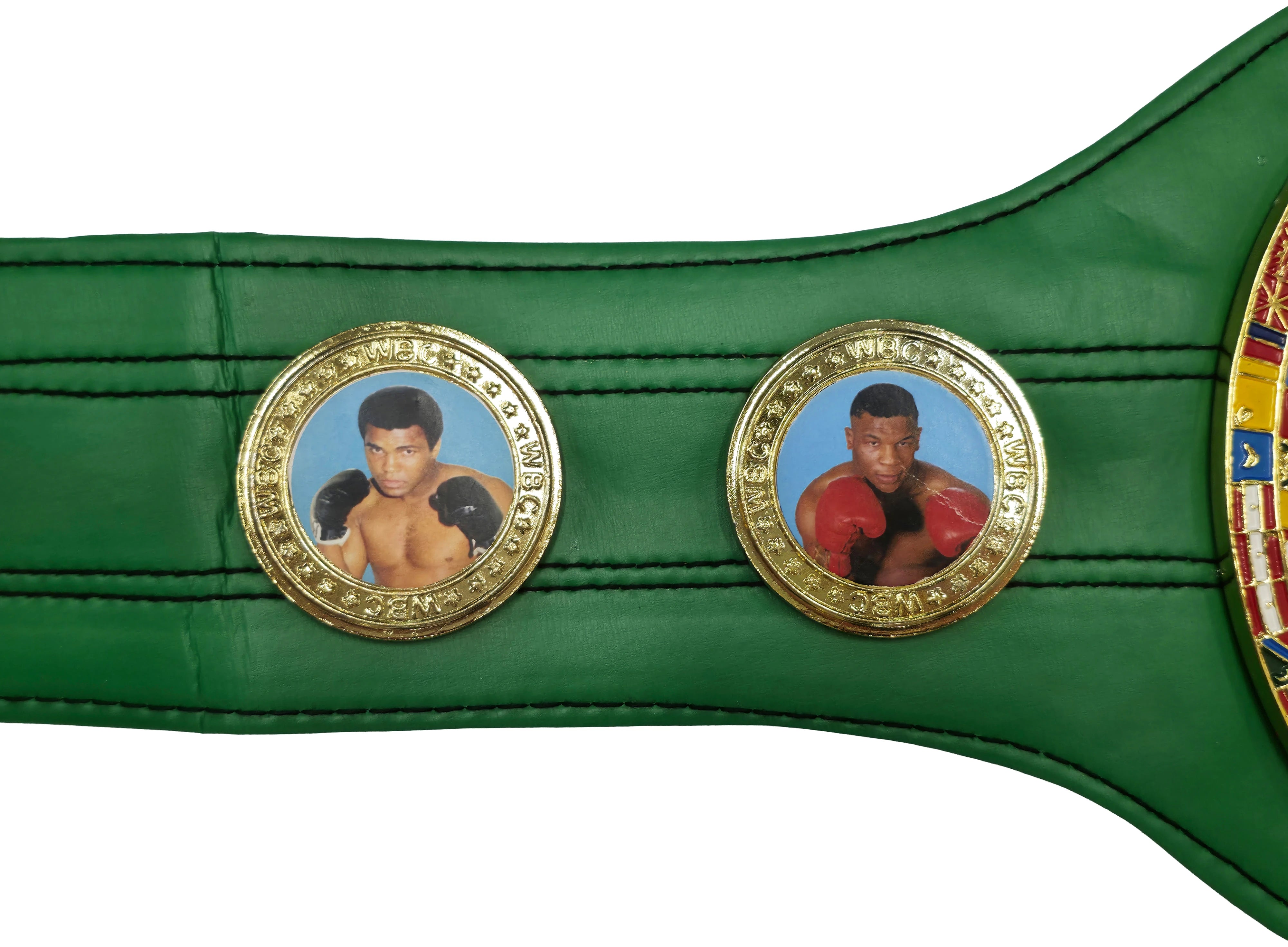 Tyson Fury Autographed Full Size Green WBC World Championship Belt | JSA Witness