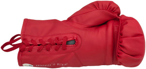 Tyson Fury Autographed Red Everlast Boxing Glove (Left Hand) | JSA Witness