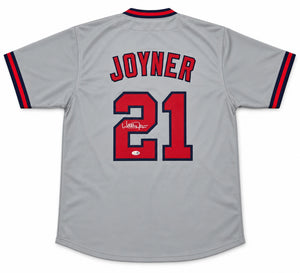 Wally Joyner Autographed Anaheim Angels Grey Jersey | JSA Witnessed