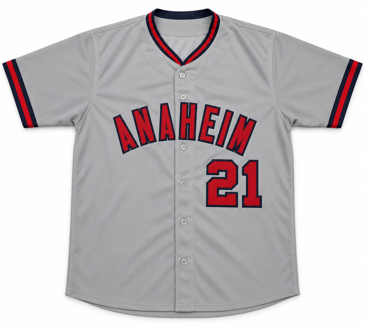 Wally Joyner Autographed Anaheim Angels Grey Jersey | JSA Witnessed