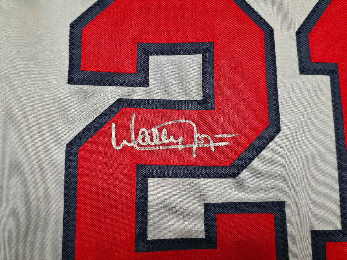 Wally Joyner Autographed Anaheim Angels Grey Jersey | JSA Witnessed