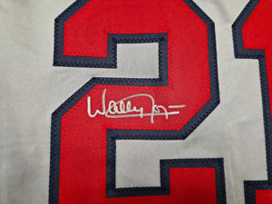 Wally Joyner Autographed Anaheim Angels Grey Jersey | JSA Witnessed