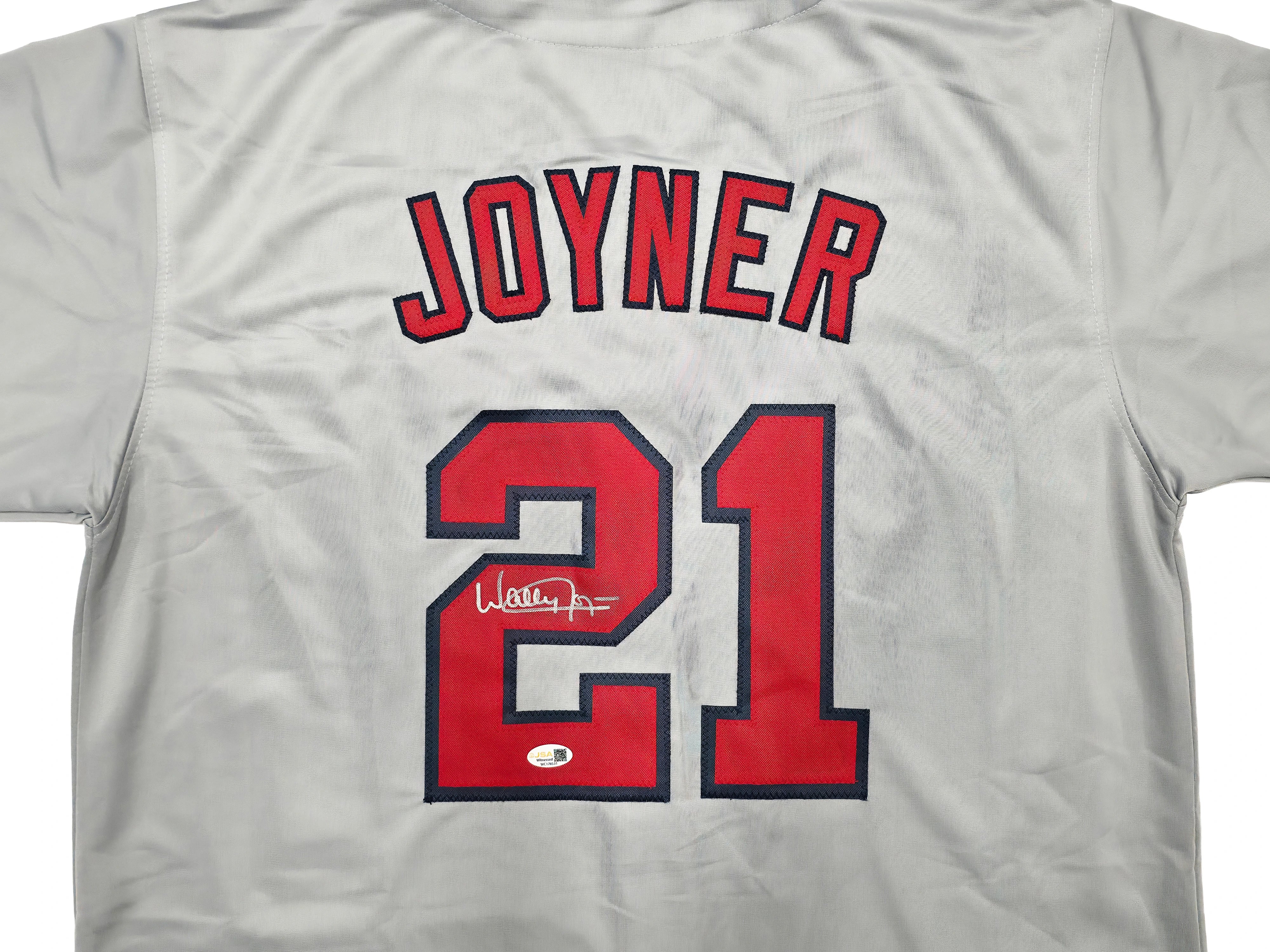 Wally Joyner Autographed Anaheim Angels Grey Jersey | JSA Witnessed