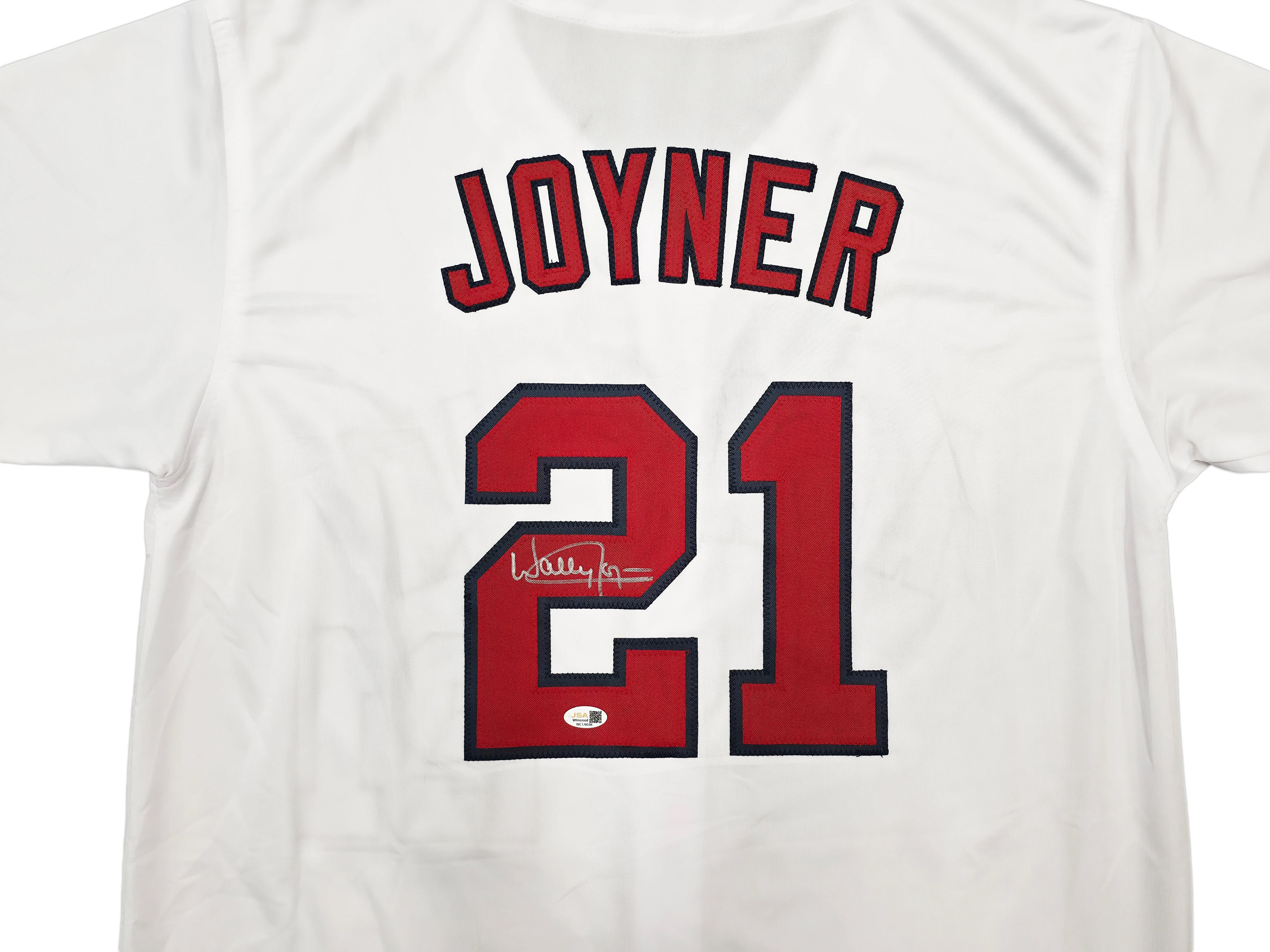 Wally Joyner Autographed Anaheim Angels White Jersey | JSA Witnessed