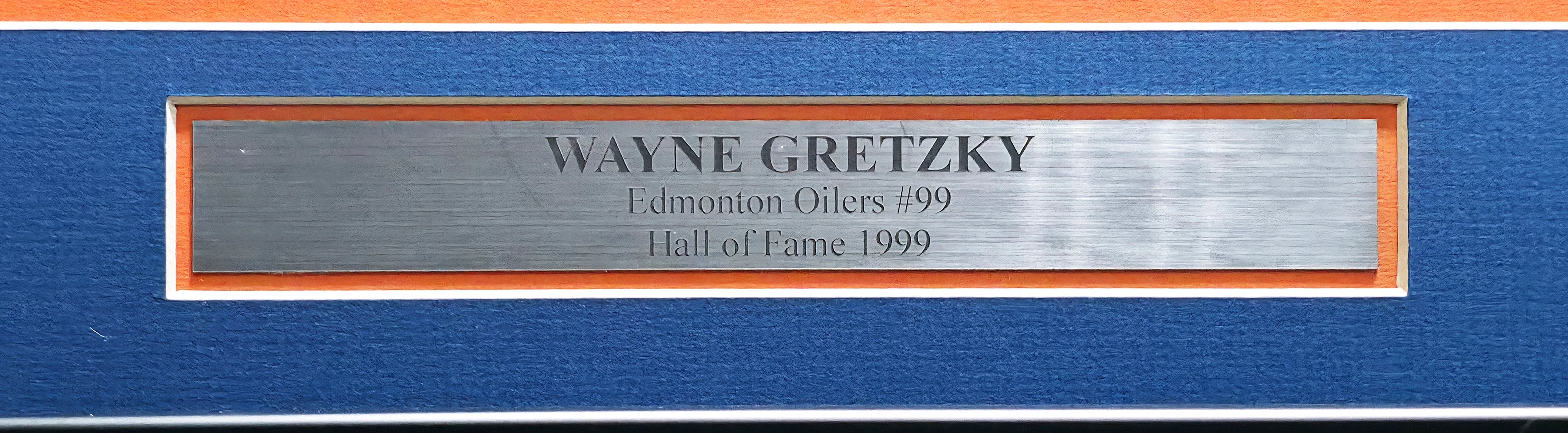 Wayne Gretzky Autographed Edmonton Oilers 1979-80 Rookie Jersey Framed | UDA