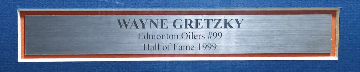 Wayne Gretzky Autographed Edmonton Oilers 1986-87 Throwback Jersey Framed | UDA
