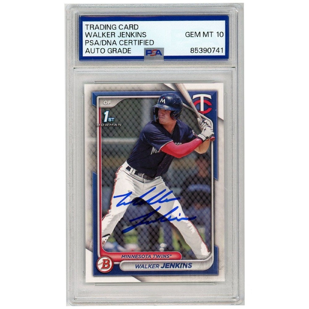 Walker Jenkins 2024 Bowman 1st Prospect Card #BP-43 - PSA 10 Gem Mint Graded