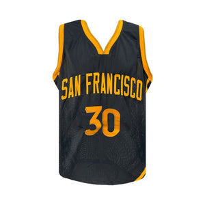 Stephen Curry Autographed Golden State Warriors Black City Edition Custom Basketball Jersey Size XL - JSA Authenticated