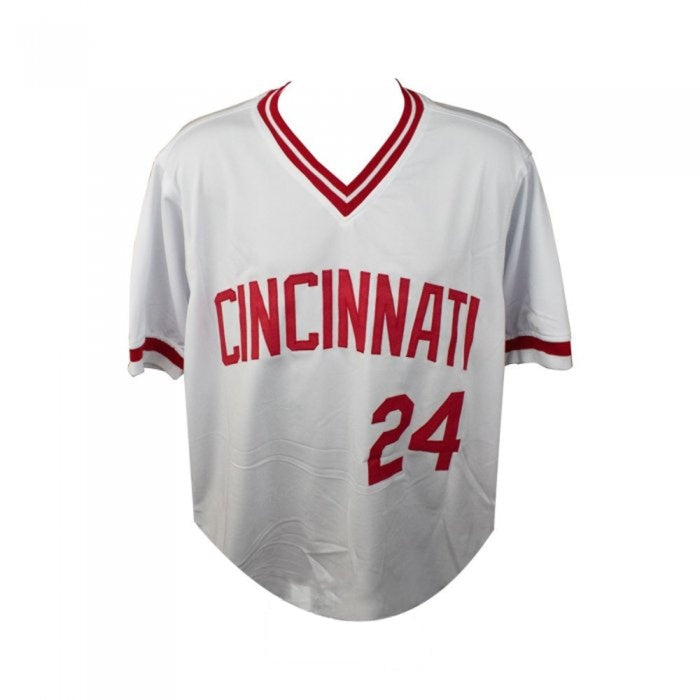 Tony Perez Autographed Cincinnati Custom White Baseball Jersey HOF 2000 Inscription - JSA COA