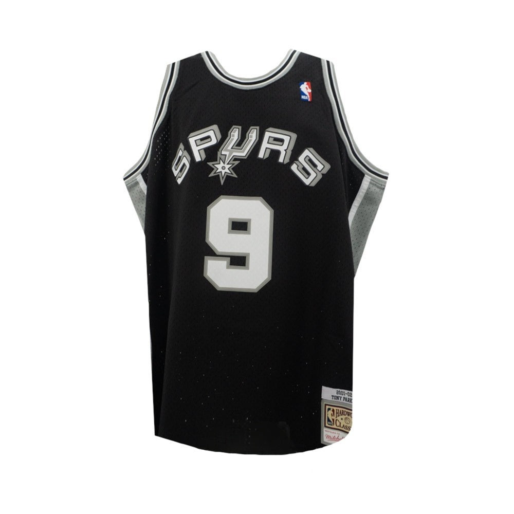 San Antonio Spurs Tony Parker Autographed Mitchell & Ness Jersey (LG) - Beckett BAS Certified