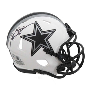 Deion Sanders Autographed Dallas Lunar Eclipse Mini Football Helmet - BAS