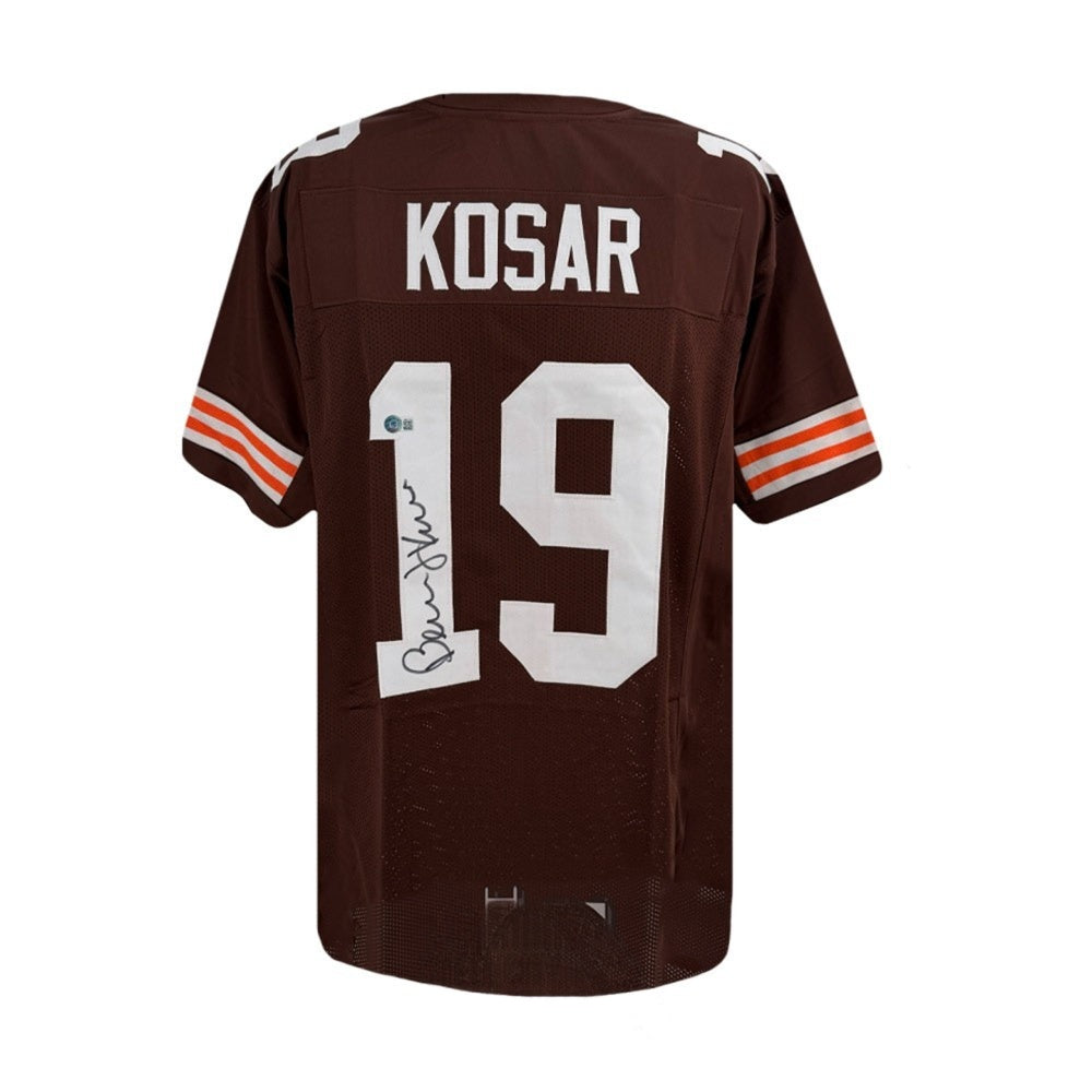 Bernie Kosar Signed Browns Custom Brown Jersey BAS Authenticated