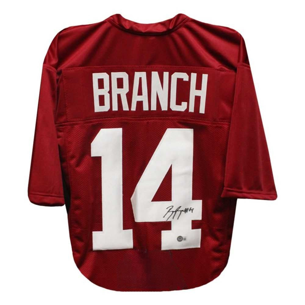 Brian Branch Autographed Alabama Crimson Tide Custom Maroon Football Jersey - Beckett BAS Certified