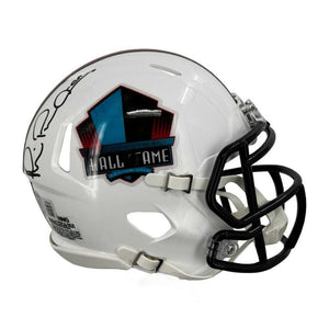 Michael Irvin Autographed Hall Of Fame Speed Mini Helmet - BAS