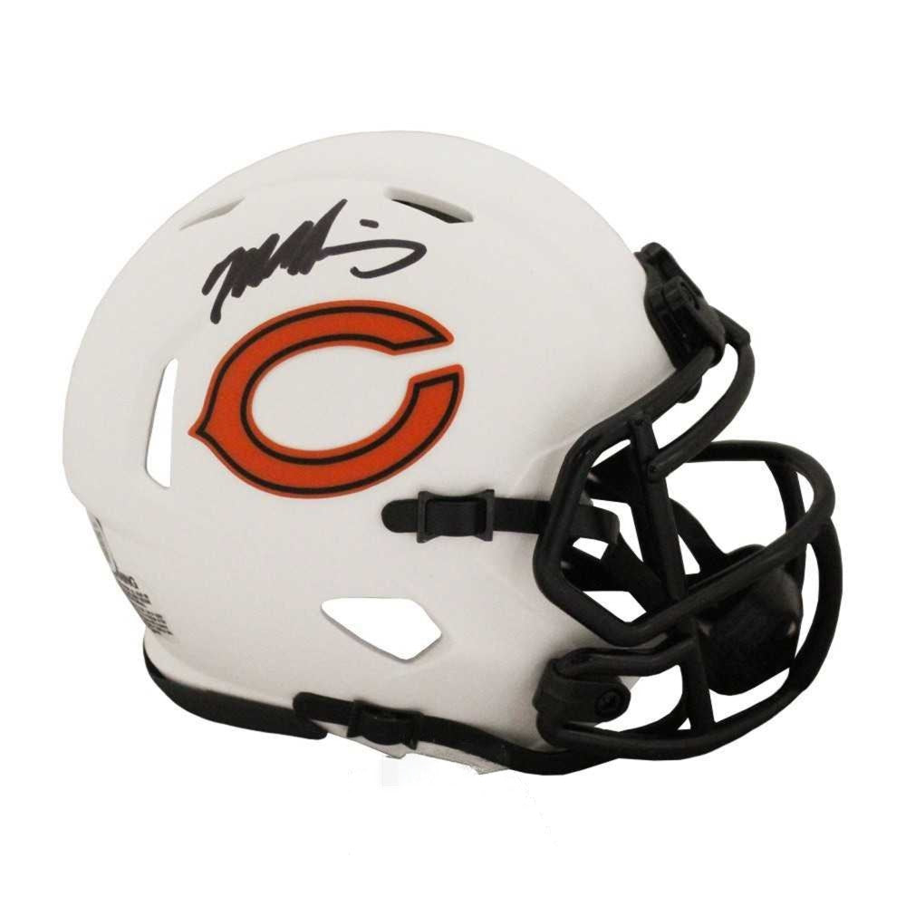 Mike Singletary Autographed Chicago Lunar Eclipse Mini Football Helmet - BAS