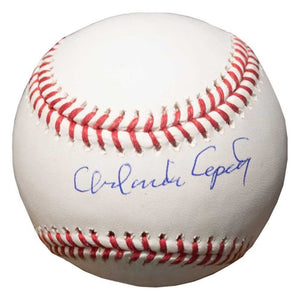 Orlando Cepeda Autographed Official MLB Baseball - Beckett BAS Authenticated