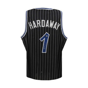 Anfernee "Penny" Hardaway Autographed Orlando Magic Black Custom Basketball Jersey (Size XL) - Beckett BAS Certified