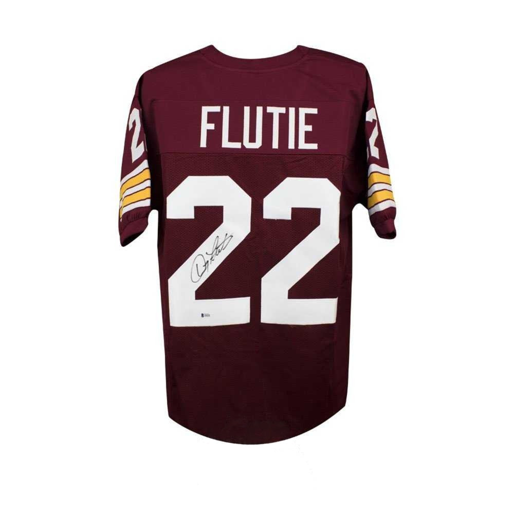 Doug Flutie Autographed Boston College Custom Maroon Football Jersey BAS