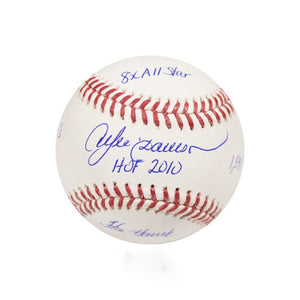 Andre Dawson Autographed Official MLB Baseball w/ 5 Inscriptions (HOF 2010, 8x AS, 438 HRs, 1,591 RBI, The Hawk) - Beckett BAS COA