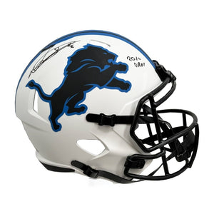 Ndamukong Suh Autographed 2010 DROY Detroit Lions Lunar Eclipse Replica Full-Size Football Helmet - JSA Authenticated