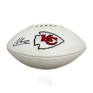 Kenneth Walker III Autographed Kansas City Chiefs White Logo Football - Beckett BAS Authenticated