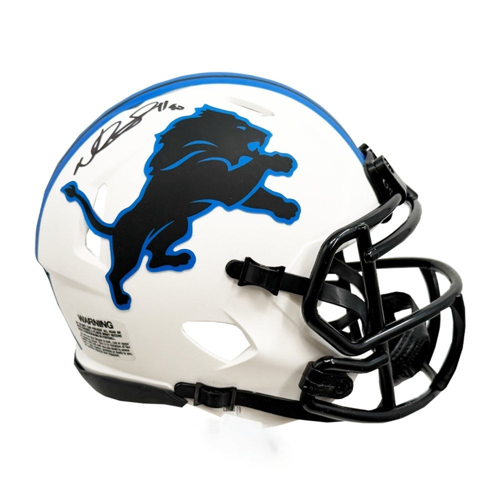 Ndamukong Suh Autographed Detroit Lions Lunar Eclipse Alternate Mini Football Helmet - JSA Authenticated