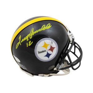 Terry Bradshaw Autographed Pittsburgh Steelers Mini Football Helmet - BAS COA