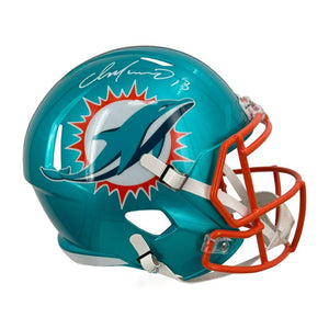 Dan Marino Autographed Miami Dolphins Flash Full-Size Replica Football Helmet - Beckett BAS Authenticated