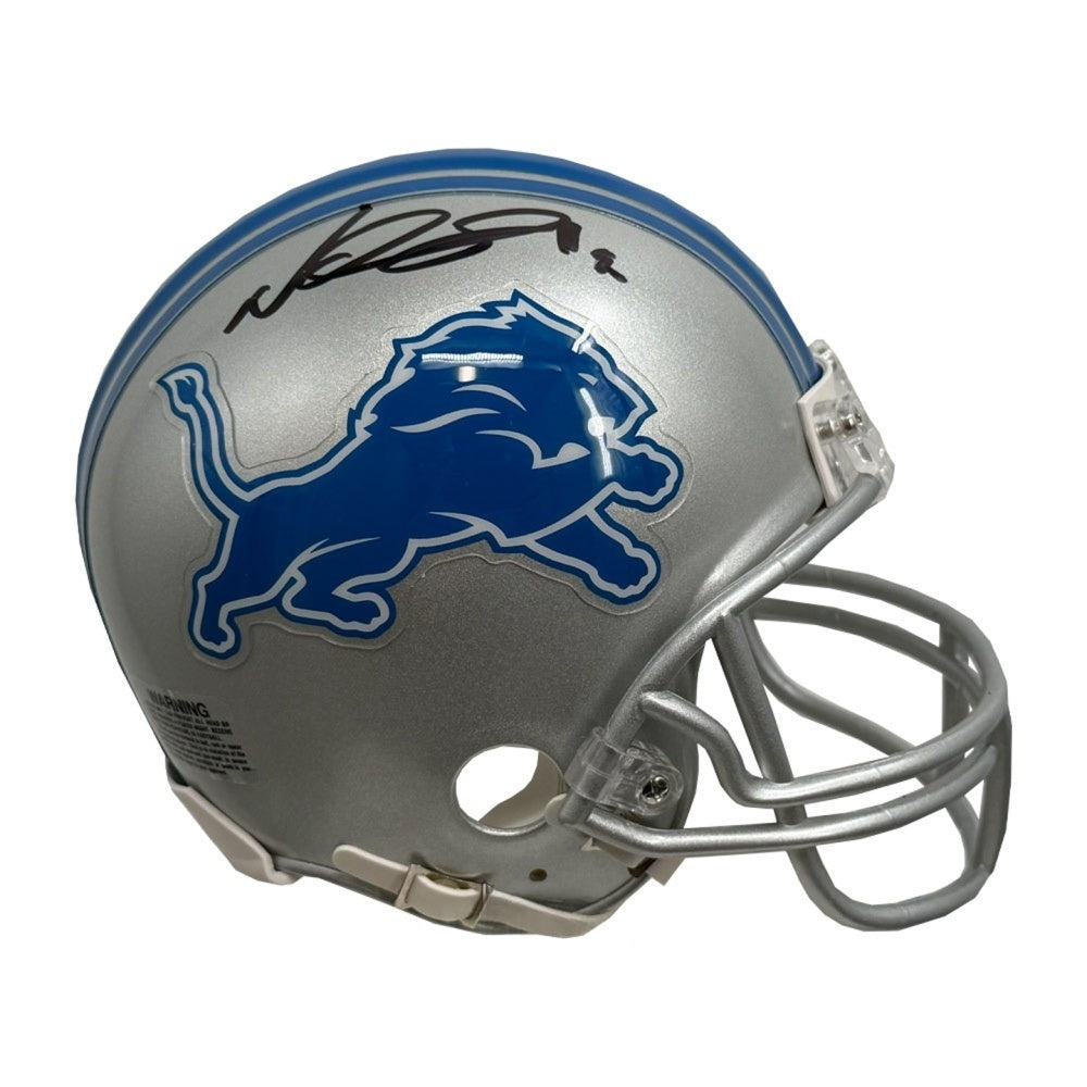 Ndamukong Suh Autographed Detroit Lions Mini Football Helmet - JSA Authenticated