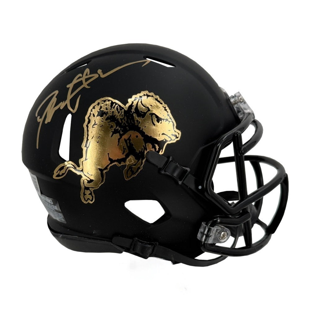 Deion Sanders Signed Colorado Chrome Buffalo Mini Helmet Beckett Authenticated