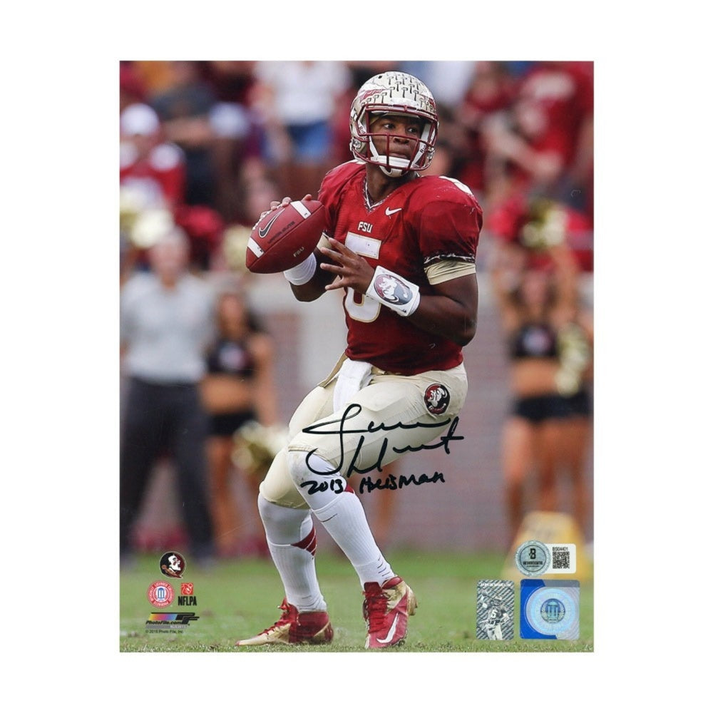 Jameis Winston 2013 Heisman Autographed Florida State Seminoles 8x10 Photo - Beckett BAS Authenticated