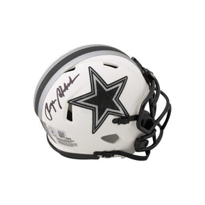 Roger Staubach Autographed Dallas Cowboys Lunar Eclipse Riddell Speed Mini Football Helmet - Beckett BAS Authenticated
