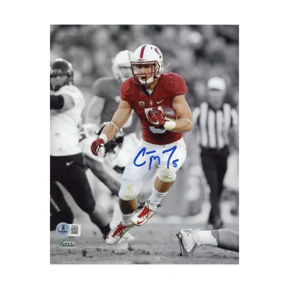 Christian McCaffrey Autographed Stanford 8x10 Football Photo - BAS