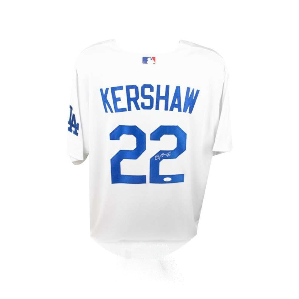 Clayton Kershaw Autographed Los Angeles Dodgers Nike XL Baseball Jersey - JSA LOA