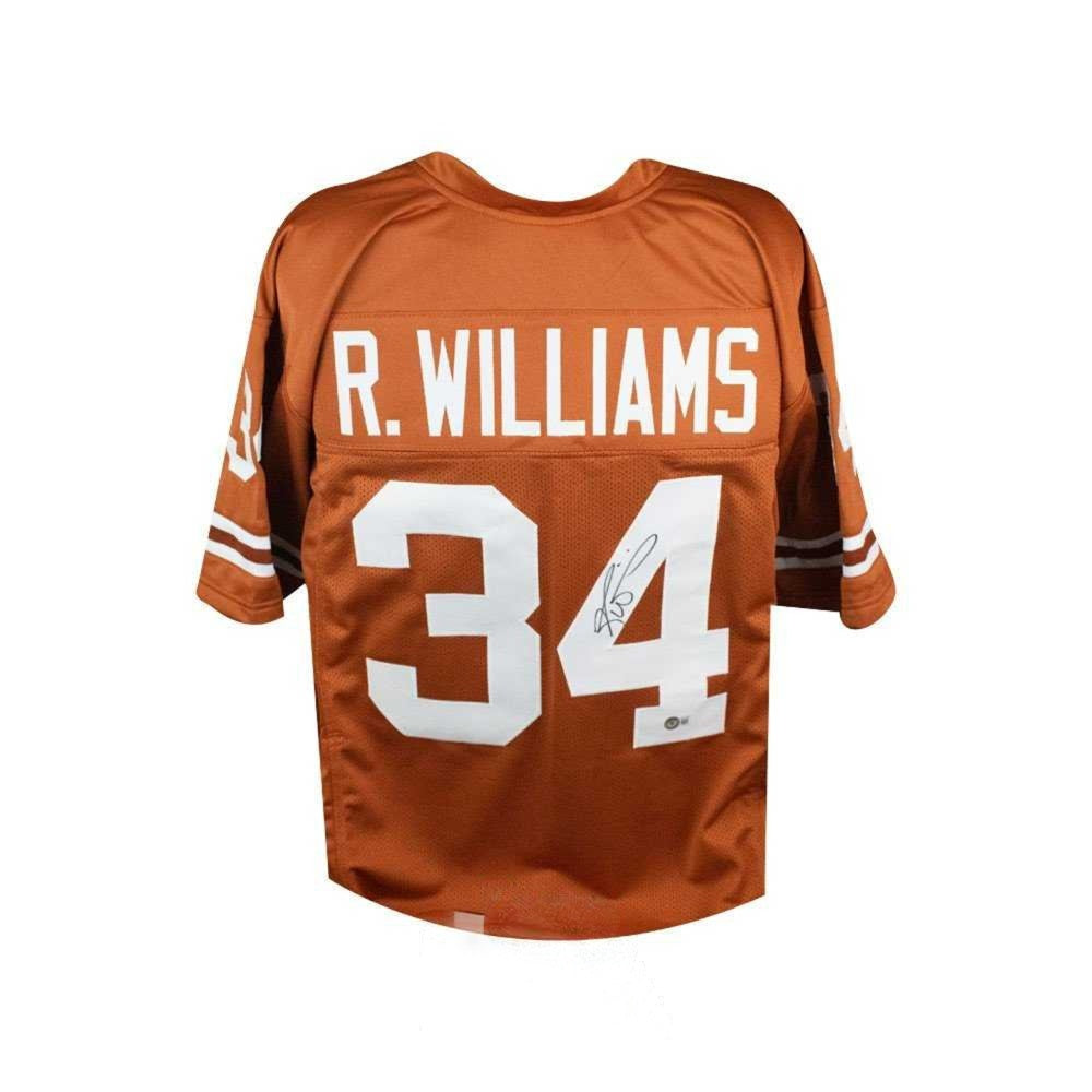 Ricky Williams Autographed Texas Longhorns Custom Football Jersey BAS Authenticated