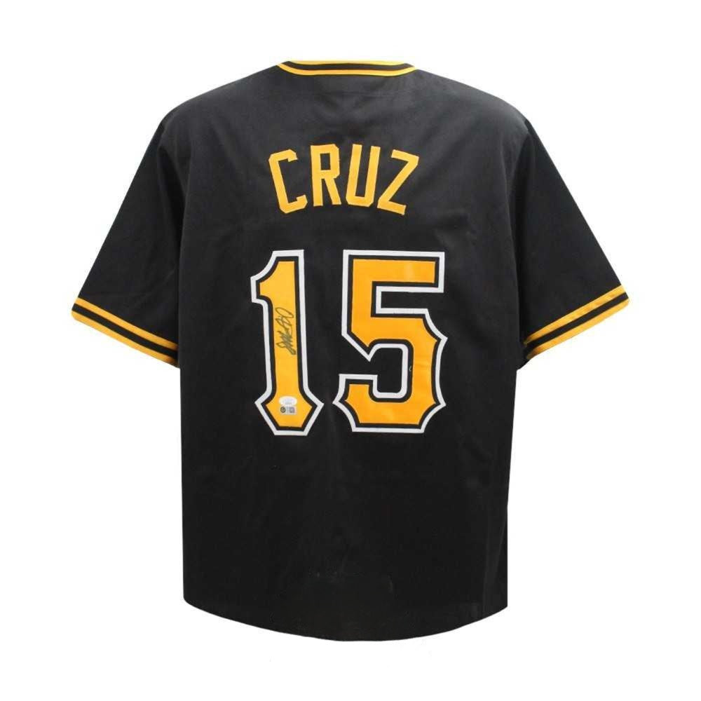 Pittsburgh Pirates Oneil Cruz Autographed Black Custom Baseball Jersey (Size XL) - JSA COA
