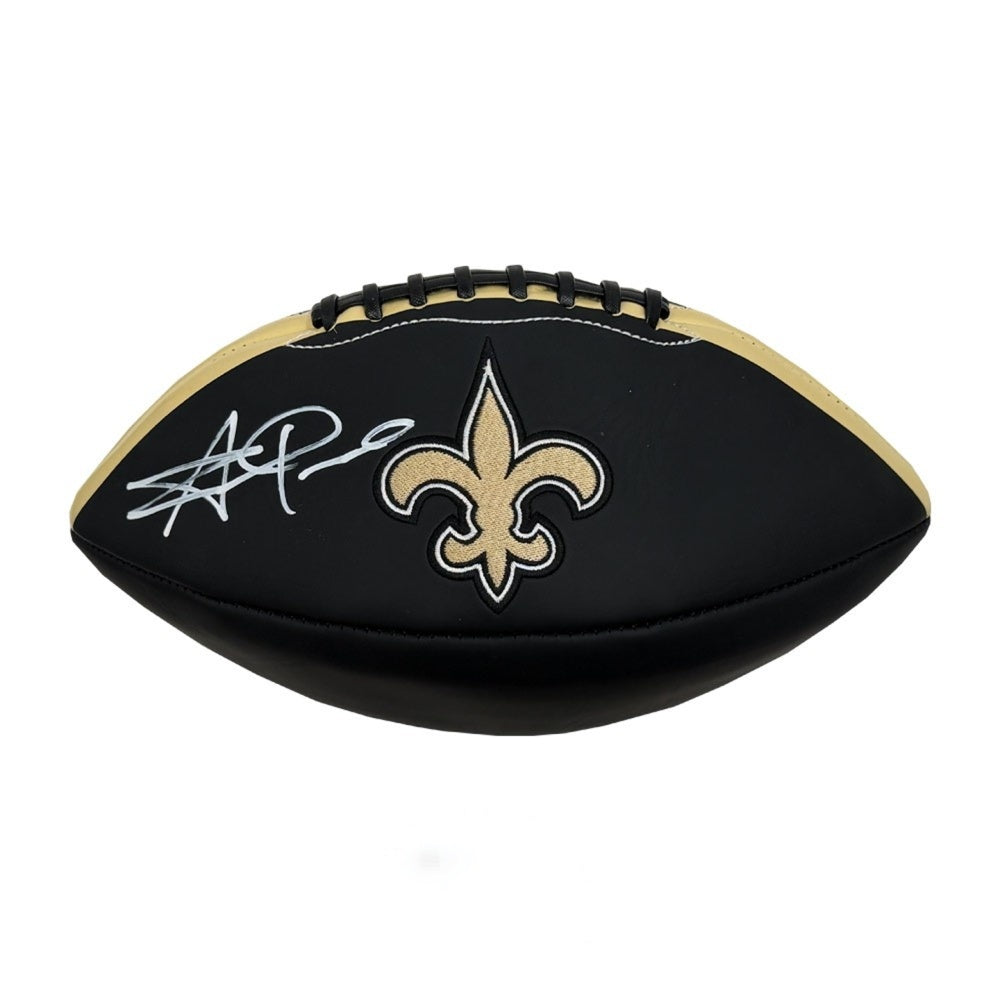Alvin Kamara Autographed New Orleans Saints Logo Football - Beckett BAS Authenticated