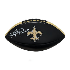 Alvin Kamara Autographed New Orleans Saints Logo Football - Beckett BAS Authenticated