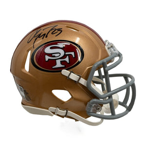 Christian McCaffrey Autographed San Francisco 49ers Riddell Speed Mini Helmet - Fanatics Authenticated